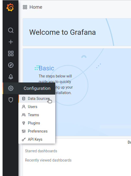 grafana data sources